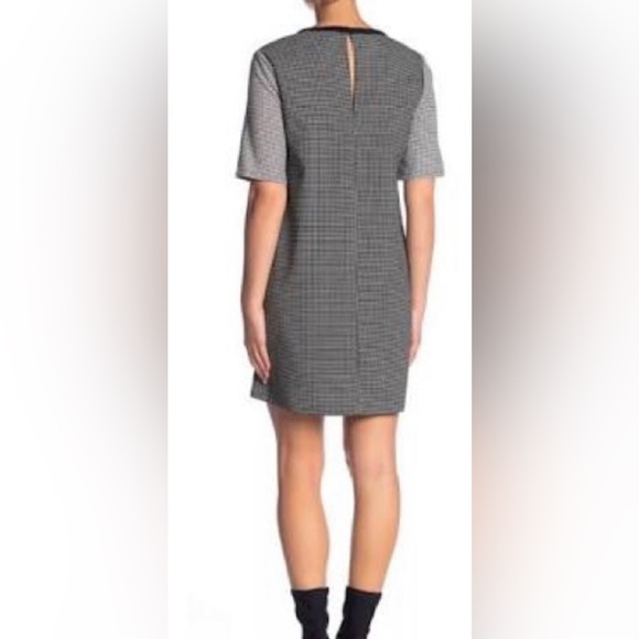 NWT - BCBGeneration Black & White Checkered Shift Dress SMALL - Picture 2 of 11